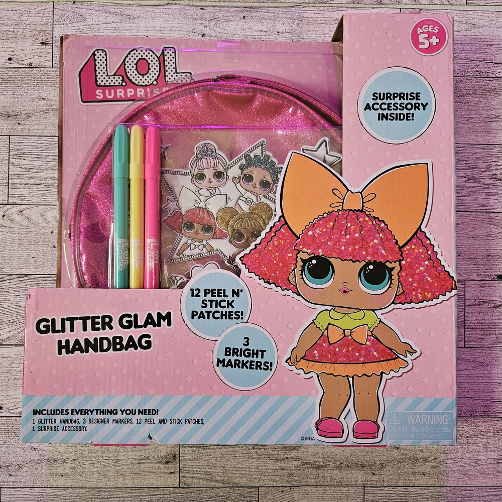 L.O.L. Surprise! Pink Glitter Glam Bag